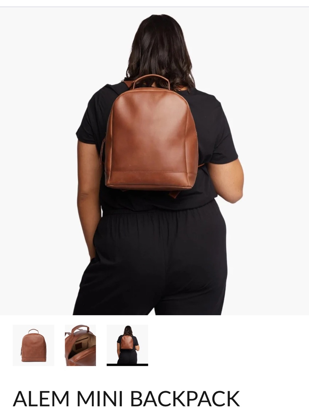 Able Alem Mini Backpack — whiskey